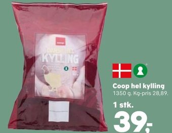 SuperBrugsen Coop hel kylling tilbud
