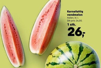SuperBrugsen Kernefattig vandmelon tilbud