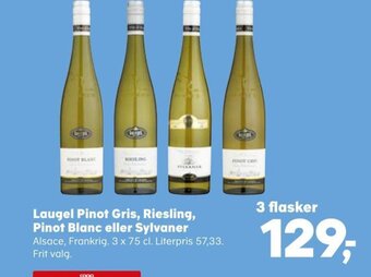 SuperBrugsen Laugel Pinot Gris, Riesling, Pinot Blanc eller Sylvaner tilbud