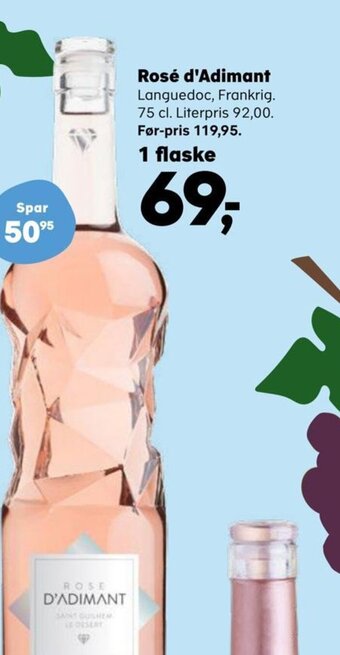 SuperBrugsen Rosé d'Adimant tilbud