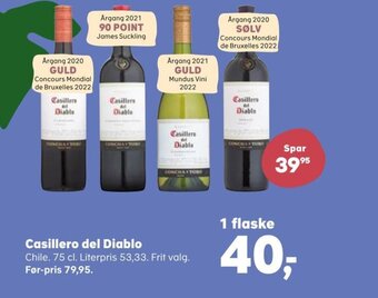 SuperBrugsen Casillero del Diablo tilbud