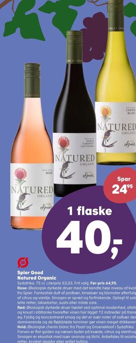 SuperBrugsen Spier Good Natured Organic tilbud