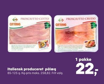 SuperBrugsen Italiensk produceret pålæg tilbud