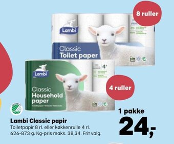 SuperBrugsen Lambi Classic papir tilbud