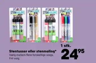 SuperBrugsen Stentusser eller stenmaling tilbud