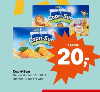 SuperBrugsen Capri-Sun tilbud