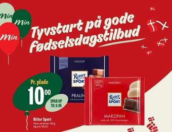 Min Købmand Ritter Sport tilbud
