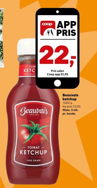 SuperBrugsen Beauvais ketchup tilbud
