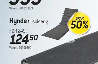 Thansen Hynde til solseng tilbud
