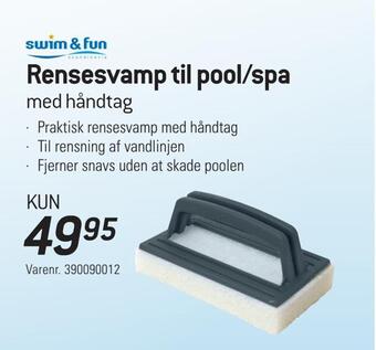 Rensesvamp til pool/spa