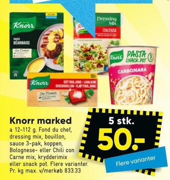 Bilka Knorr marked tilbud