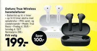 Bilka Defunc true wireless høretelefoner tilbud