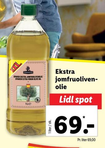 Lidl Ekstra jomfruolivenolie tilbud