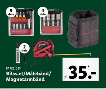 Bitssæt/målebånd/ magnetarmbånd