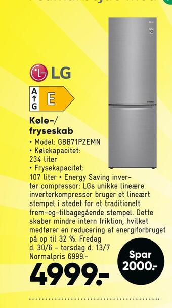 Bilka Køle-/ fryseskab tilbud