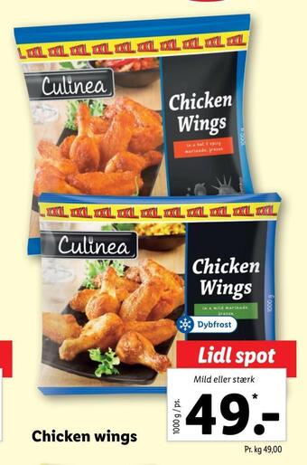 Lidl Chicken wings tilbud
