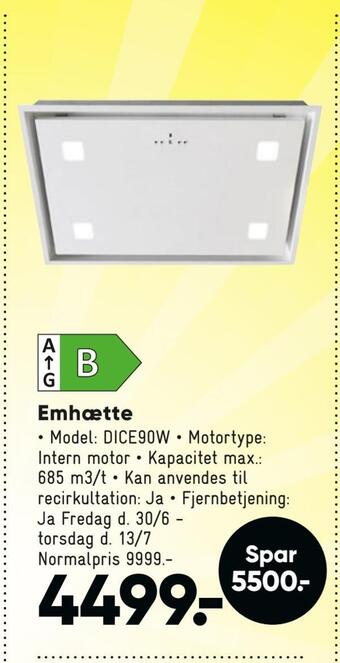Bilka Emhætte tilbud
