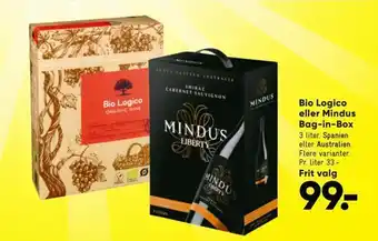 Bio logico eller mindus bag-in-box