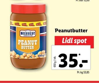 Lidl Peanutbutter tilbud