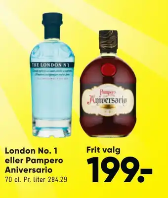 Bilka London no. 1 eller pampero aniversario tilbud
