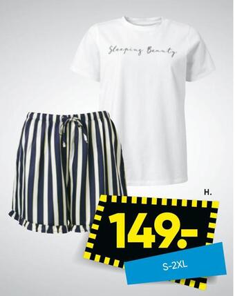 Bilka Pyjamas med shorts tilbud