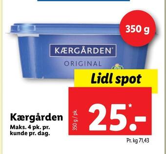 Lidl Kærgården tilbud