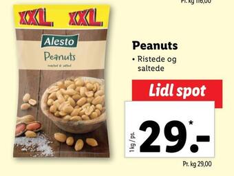 Lidl Peanuts tilbud