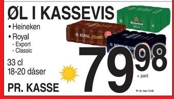 ABC Lavpris Øl i kassevis tilbud