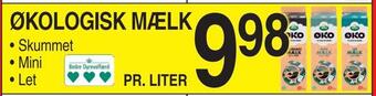 ABC Lavpris Økologisk mælk tilbud