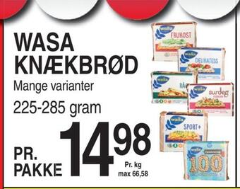 ABC Lavpris Wasa knækbrød tilbud