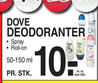 ABC Lavpris Dove deodoranter tilbud