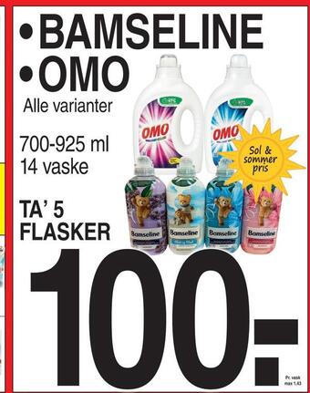 ABC Lavpris Bamseline • omo tilbud