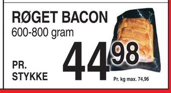 ABC Lavpris Røget bacon tilbud