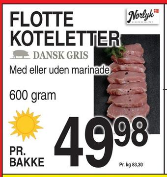 ABC Lavpris Flotte koteletter tilbud