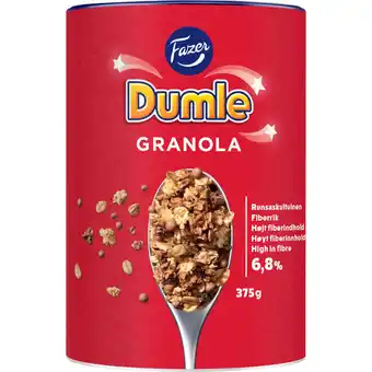 Fazer | fazer dumle havregranola 375g