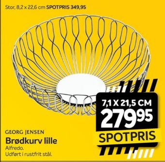 Din Isenkræmmer Georg jensen brødkurv tilbud