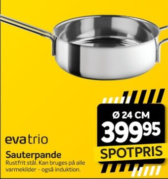 Din Isenkræmmer Eva trio sauterpande tilbud