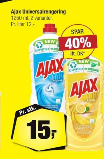 Calle Ajax rengøring - universal tilbud