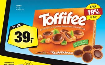 Calle Toffifee dessertchokolade tilbud