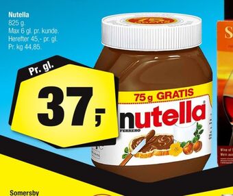 Calle Nutella smørepålæg tilbud