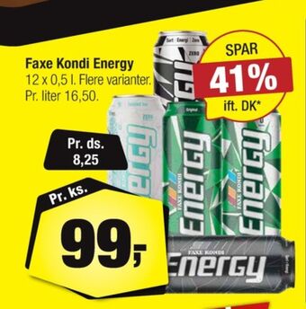 Calle Energy energidrik tilbud