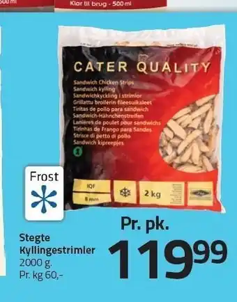 Fleggaard Stege kyllingestrimler tilbud