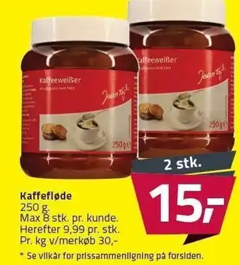Fleggaard Kaffefløde . 2 stk. tilbud