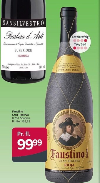 Fleggaard Faustino i gran reserva tilbud