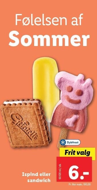Lidl Ispind eller sandwich tilbud