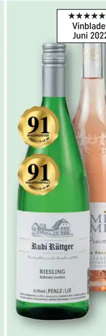 REMA 1000 Rudi rüttger riesling tyskland tilbud