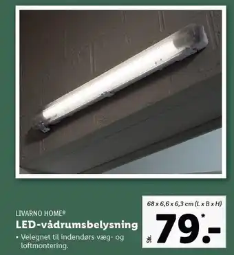 Livarno home led-vådrumsbelysning