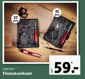 Lidl Parkside finmekaniksæt tilbud