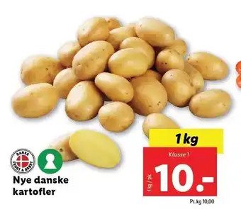 Lidl Nye danske kartofler 1 kg tilbud