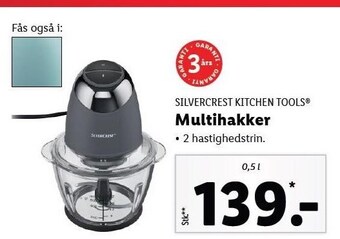Lidl Silvercrest kitchen tools multihakker tilbud